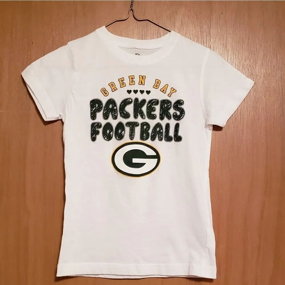 Green Bay Packers Girls T-Shirt Sz. L (14)